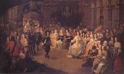 Hieronymus Janssens Charles II Dancing at a Ball at Court (mk25) Germany oil painting artist